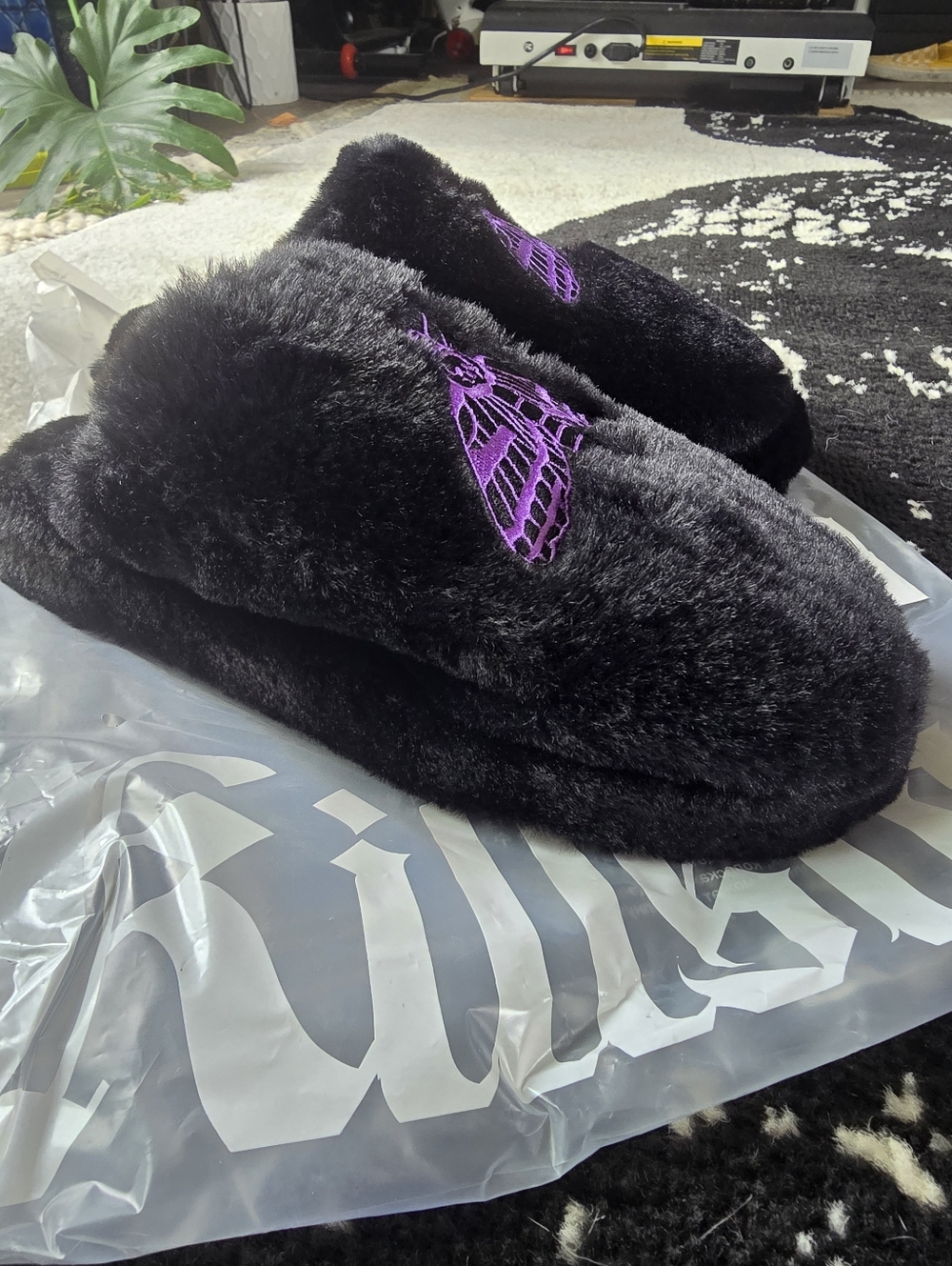 Killstar Midnight Moth Platform Slippers - Picture 3 of 7
